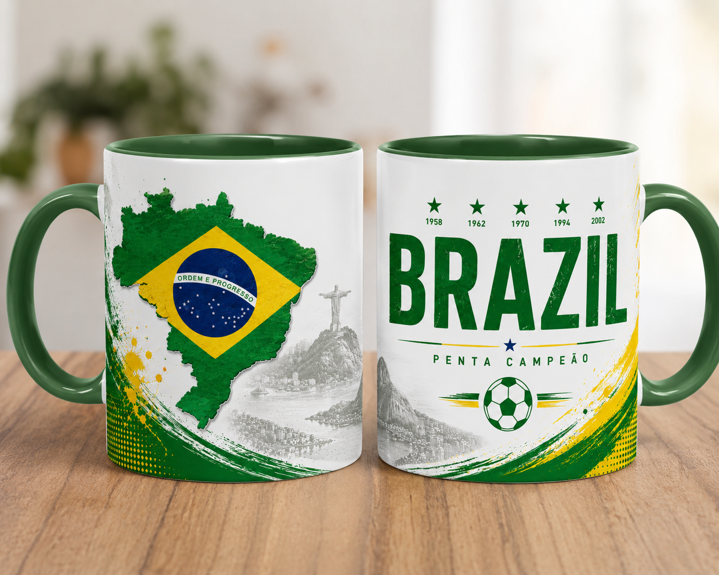 Brazil World Cup country mug